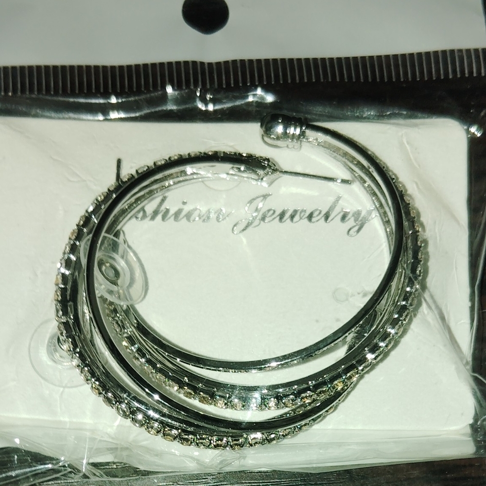 Silver Hoop Earrings